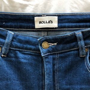 Rolla’s Eastcoast Ankle High-waisted Skinny Jeans